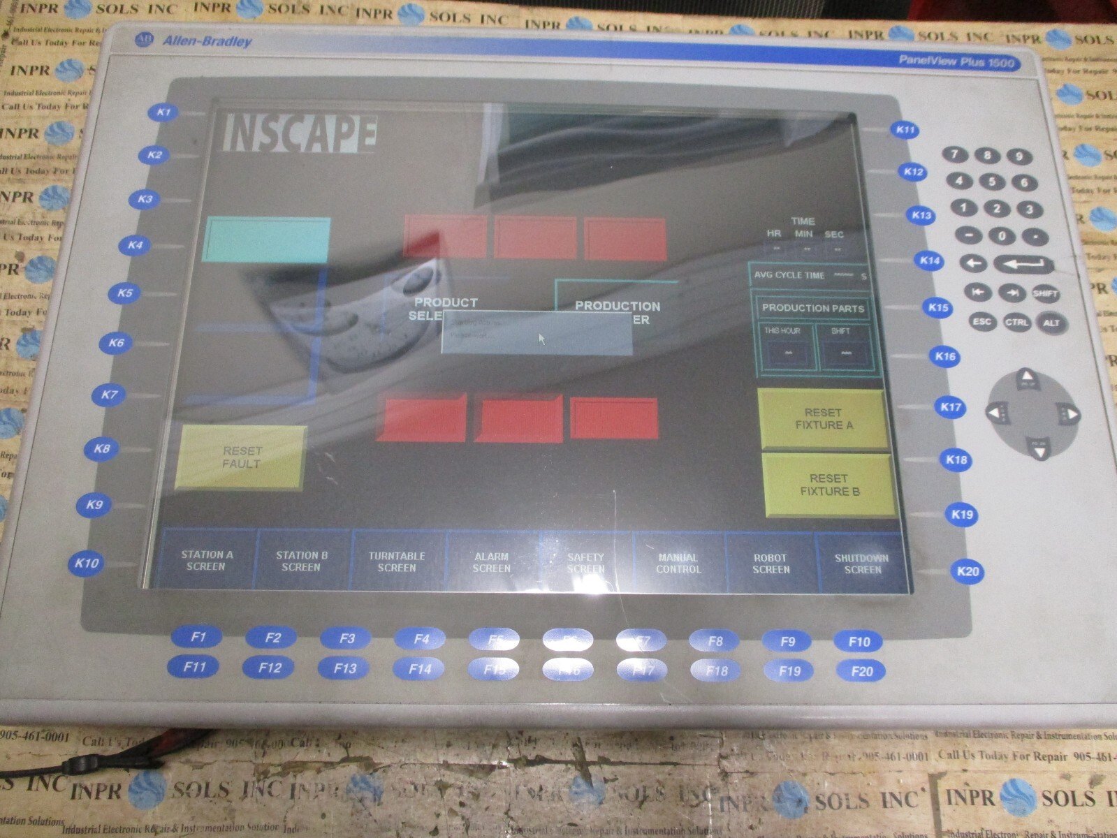 Allen-Bradley-2711P-B15C4D1-Panelview-Plus-1500-HMI-Ser-A-REV-J-24VDC-Tested-155573563475 Allen Bradley 2711P-B15C4D1 Panelview Plus 1500 HMI Ser A REV J 24VDC *Tested* - Image 1
