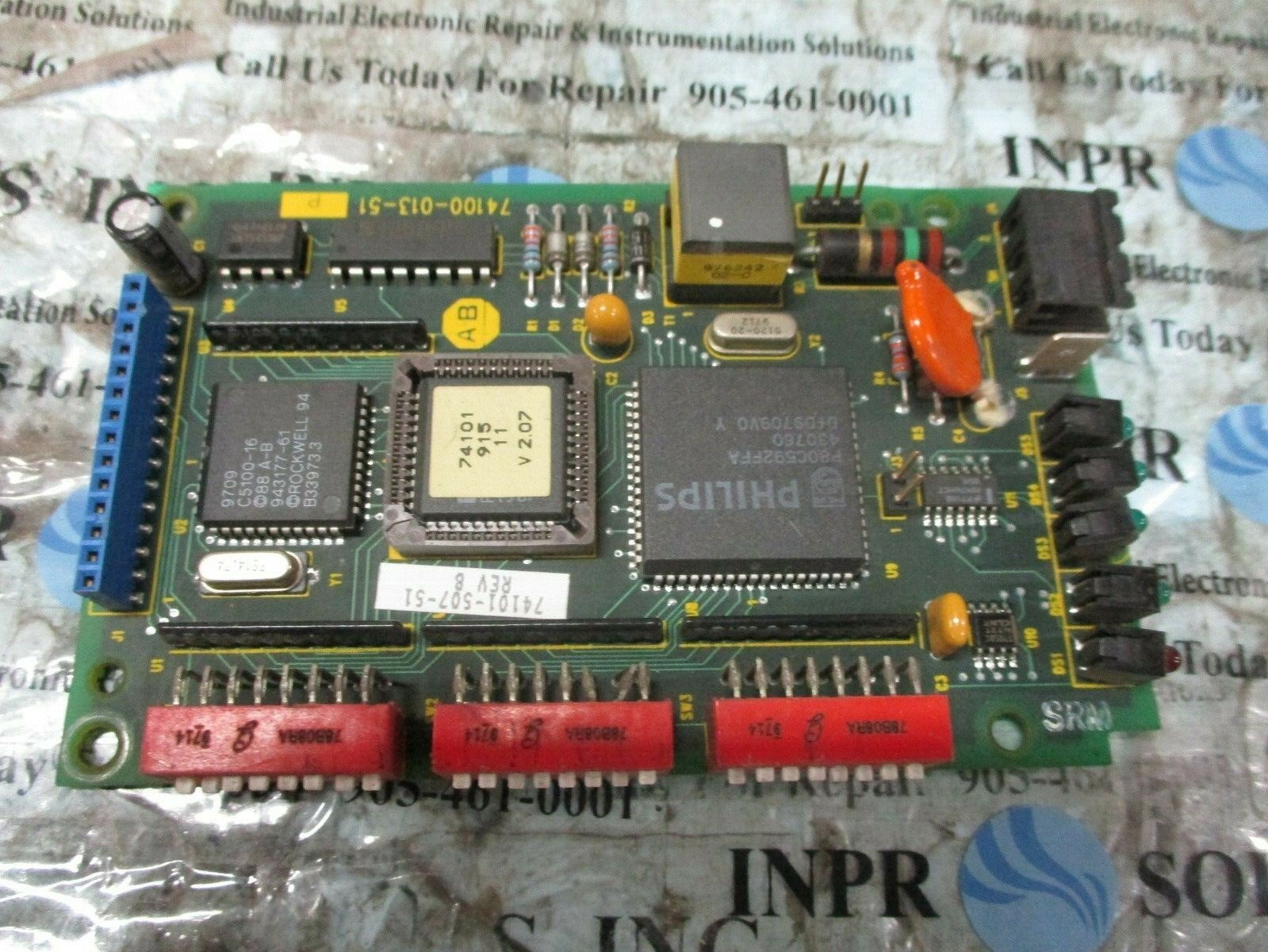 Allen-Bradley-74101-507-51-Rev-B-Allen-Bradley-74100-013-51-Board-Tested-154306745525 Allen Bradley 74101-507-51 Rev B Allen Bradley 74100-013-51 Board *Tested* - Image 1
