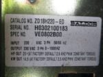 Baldor ZD18H220-E0 AC Vector Drive 230VAC 3Phase 20HP 14.9kW VE0802B00 *Parts* - Image 8