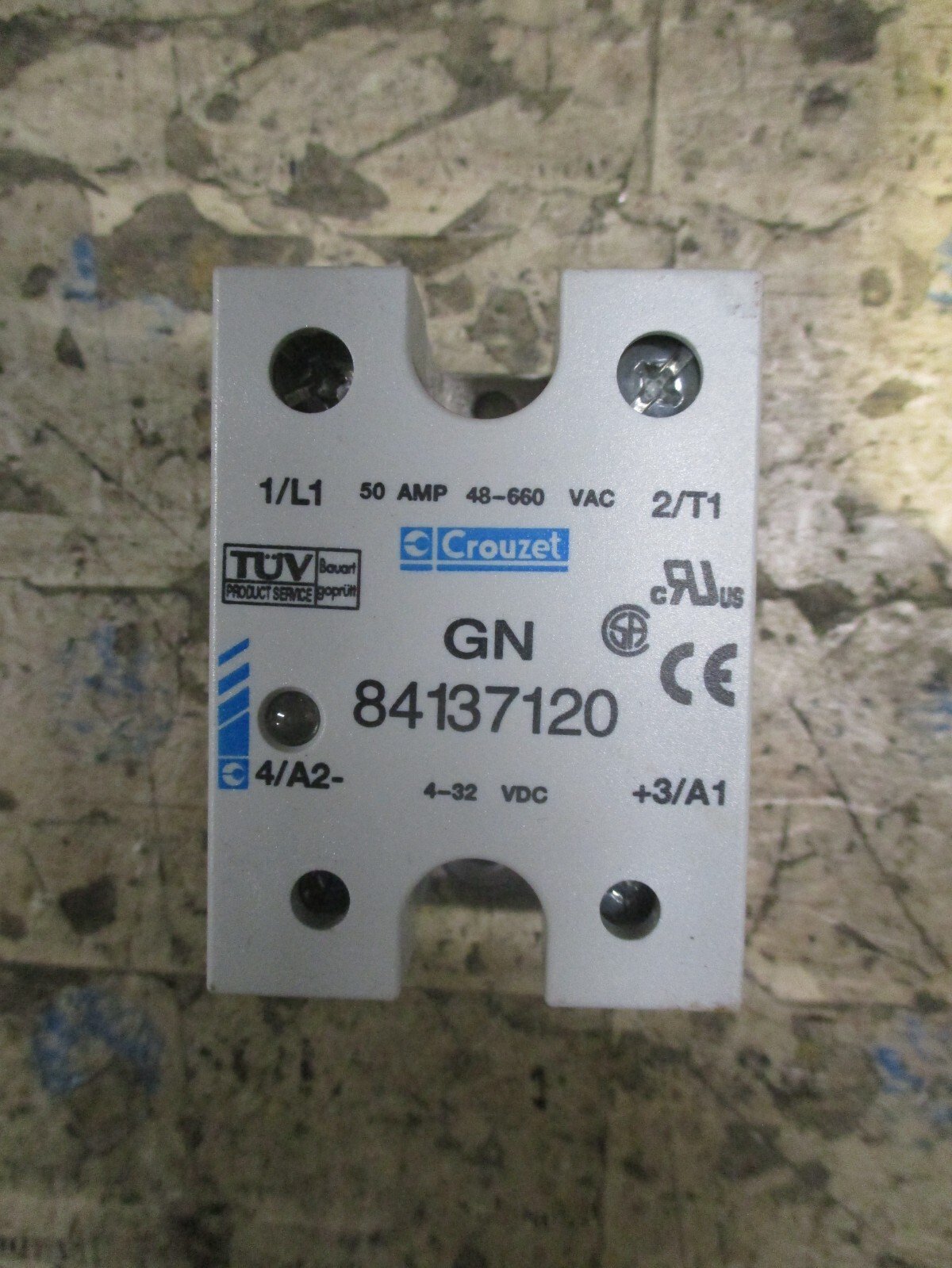 Crouzet-84137120-Solid-State-Relay-module-48-660VAC-50A-4-32VDC-84137120Tested-156494880065 Crouzet 84137120 Solid State Relay module 48-660VAC 50A 4-32VDC 84137120*Tested* - Image 1