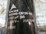EPCOS B43465-U6158-M2 Capacitor 1500uF(M) 500VDC EPCOS B43465 Capacitor *TESTED* - Image 5