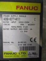 Fanuc A06B-6077-H111 Power Supply Module 200-230VAC 13.2kW 49A Ser C *Parts* - Image 6