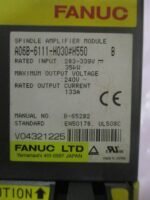 Fanuc A06B-6111-H030#H550 Spindle Amplifier Unit Ser B 283-339VDC 133A *Tested* - Image 6