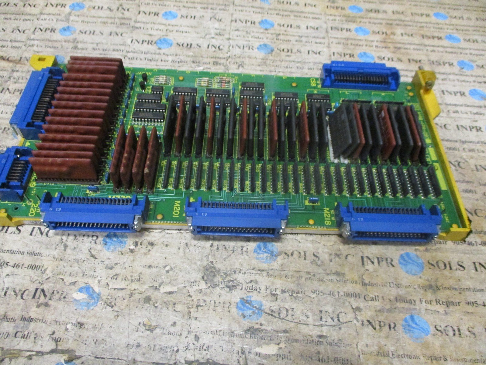 Fanuc-A16B-1211-097001A-IO-Circuit-Board-A16B-1211-0970-Board-Tested-155476339025 Fanuc A16B-1211-0970/01A I/O Circuit Board A16B-1211-0970 Board *Tested* - Image 1
