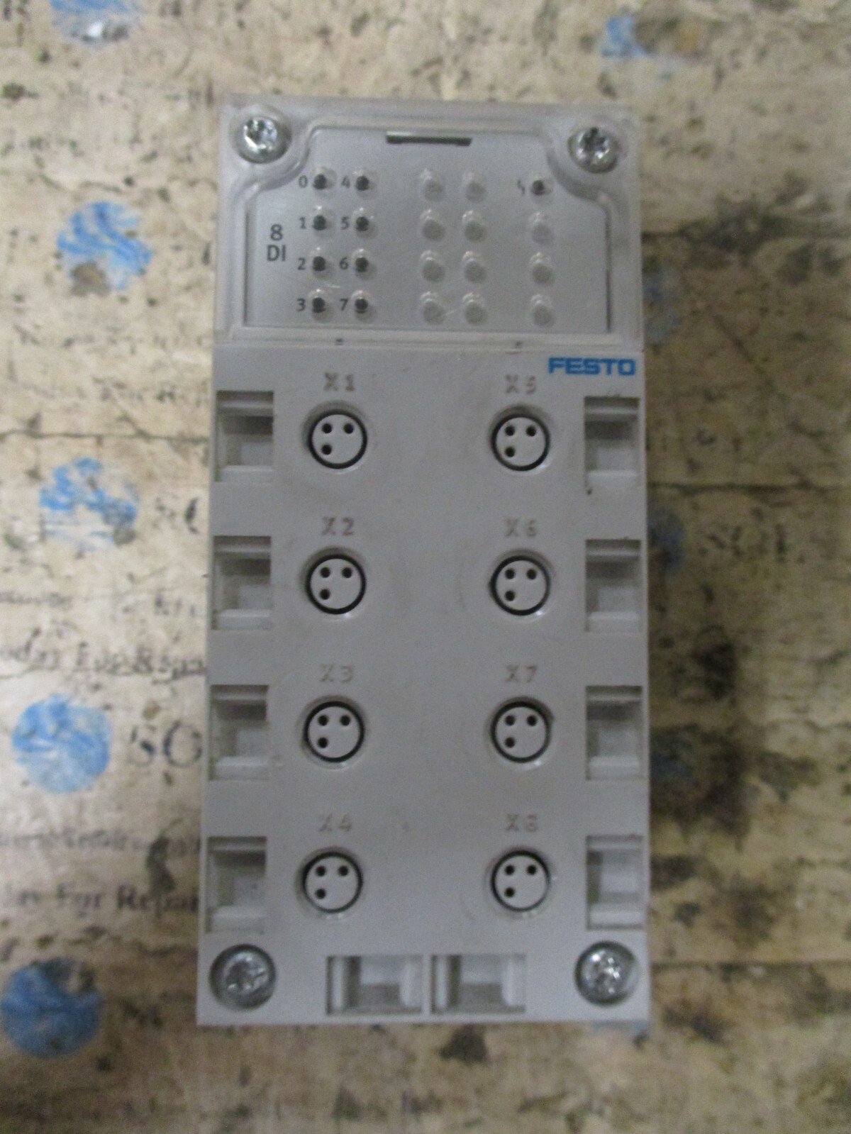 Festo-CPX-GE-EV-Link-Block-Festo-CPX-AB-8-M8-Node-Module-Festo-195706-Tested-166844166745 Festo CPX-GE-EV Link Block Festo CPX-AB-8-M8 Node Module Festo 195706 *Tested* - Image 1