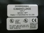 GE FANUC IC693MDL240E Input 120VAC 16PT Module FANUC IC693MDL240E Unit *TESTED* - Image 8