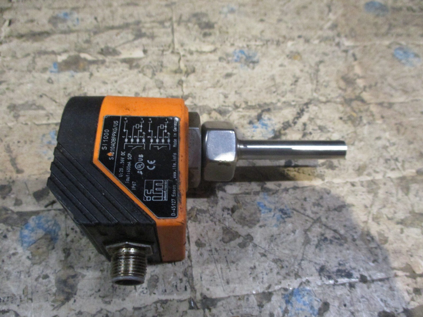 Ifm-Efector-SID10ADBFPKGUS-SI1000-Flow-Monitor-Sensor-20-36VDC-400mA-Tested-167131502605 Ifm Efector SID10ADBFPKG/US SI1000 Flow Monitor Sensor 20-36VDC 400mA *Tested* - Image 1