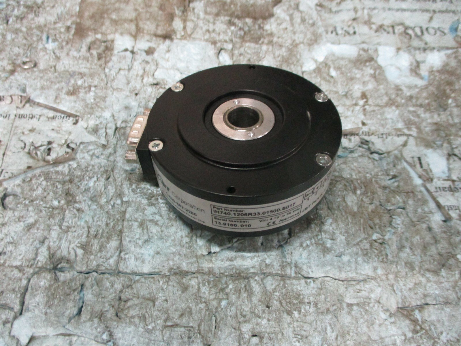 JBT-IH7401206R3301500S017-Incremental-Shaft-encoder-475-30VDC-Tested-164611855045 JBT IH740.1206R33.01500.S017 Incremental Shaft encoder 4.75-30VDC *Tested* - Image 1