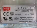 MEAN WELL S-100F-5 DC Power supply 100-240VAC 200-240VAC 5VDC 20A *Tested* - Image 6
