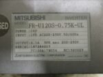 Mitsubishi FR-U120S-0.75K-UL FREQROL-U100 Inverter 200VAC 1HP 4.1A  *Tested* - Image 5