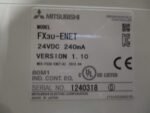 Mitsubishi FX3U-ENET Programmable Controller 24VDC 240mA FX3U-ENET V1.1 *Tested* - Image 6