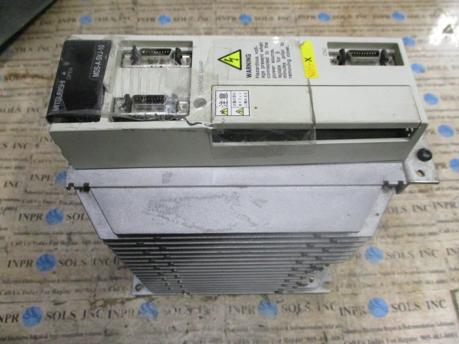 Mitsubishi-MDS-A-SVJ-10-MELSEC-Servo-Drive-Unit-230VAC-88A-HW-Ver-H-Parts-155466713535 Mitsubishi MDS-A-SVJ-10 MELSEC Servo Drive Unit 230VAC 8.8A H/W Ver H *Parts* - Image 1