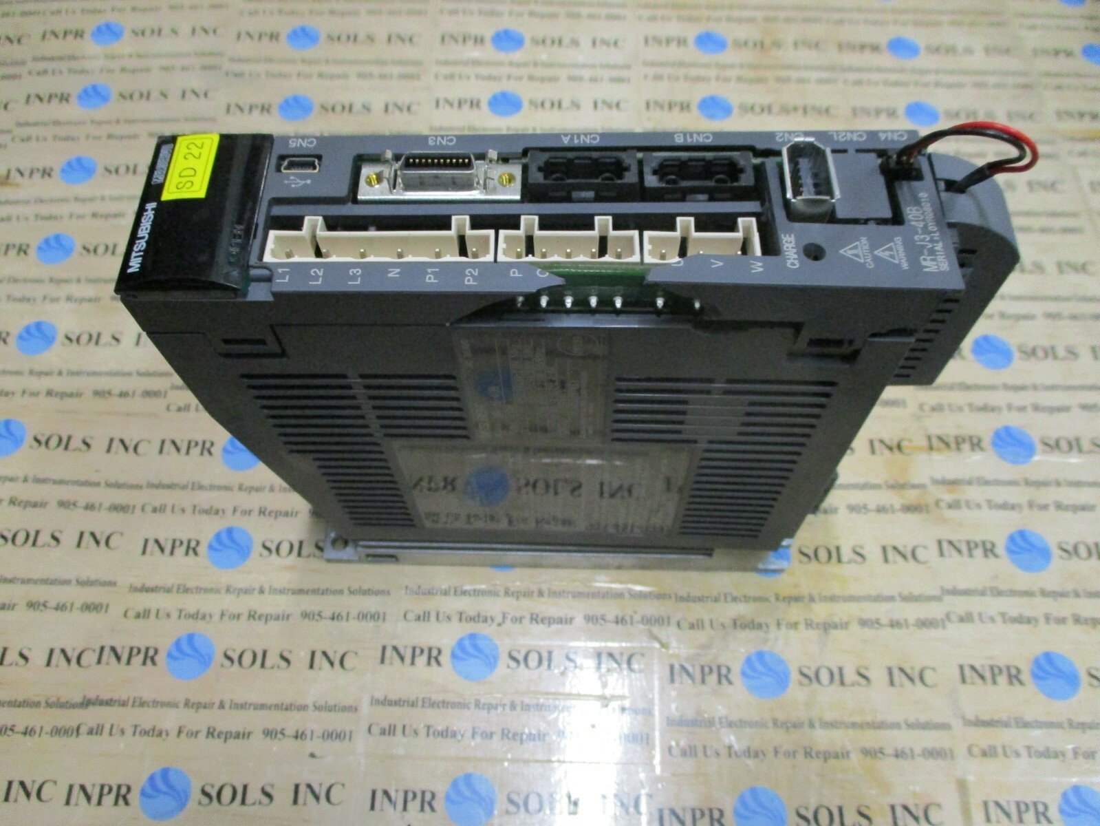 Mitsubishi-MR-J3-40B-AC-Servo-Drive-400Watt-28A-200-230VAC-Tested-Cover-Crack-165237263945 Mitsubishi MR-J3-40B AC Servo Drive 400Watt 2.8A 200-230VAC *Tested Cover Crack* - Image 1
