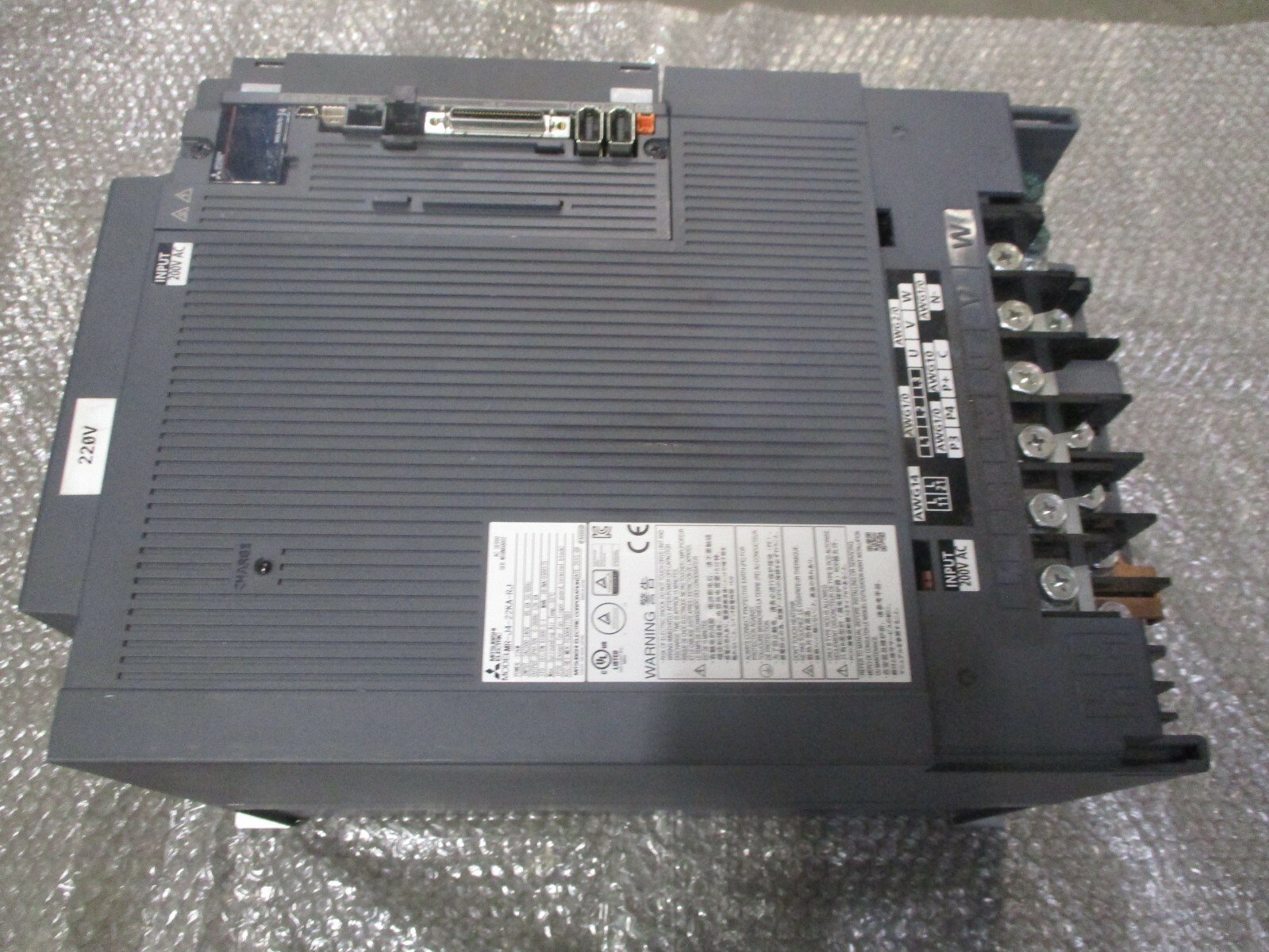 Mitsubishi-MR-J4-22KA-RJ-Melservo-AC-Servo-Controller-22kW-200VAC-126A-Tested-154960917265 Mitsubishi MR-J4-22KA-RJ Melservo AC Servo Controller 22kW 200VAC 126A *Tested* - Image 1