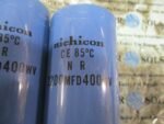 NICHICON CE Capacitor 85C NR Nichicon 2200MFD 400WV Capacitor *TESTED LOT OF 2* - Image 5
