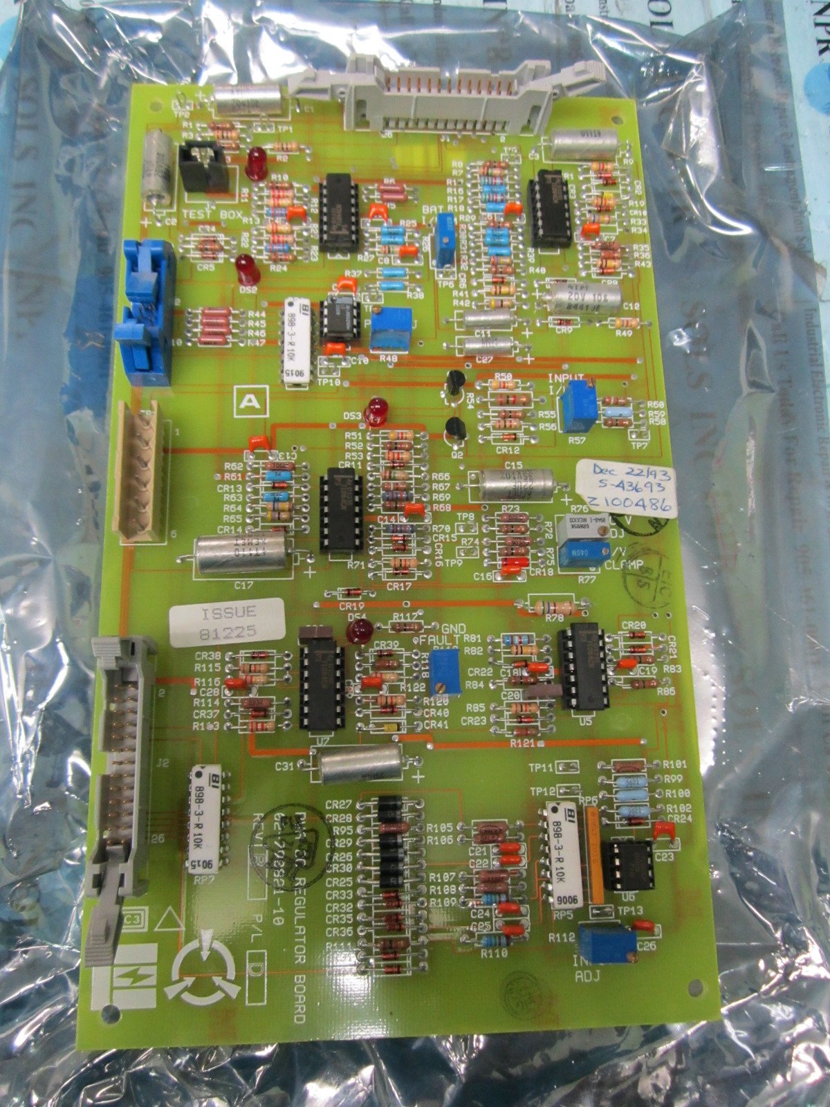 PWA-02-790821-10-DC-Regulator-Board-REV-B-PL-D-New-Never-Used-161217486725 PWA 02-790821-10 DC Regulator Board REV B P/L D *New Never Used* - Image 1