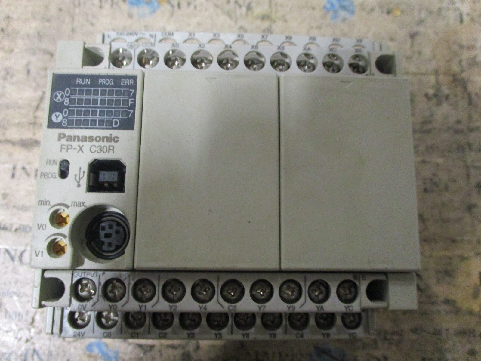 Panasonic-AFPX-C30R-Panasonic-FP-X-C30R-Control-Unit-Ver-24-24VDC-28A-Tested-155528130555 Panasonic AFPX-C30R Panasonic FP-X C30R Control Unit Ver 2.4 24VDC 2/8A *Tested* - Image 1