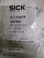 Sick ZL1-F2475 Proximity Sensor 1057955 Sick Sensor PNP DO 2M RJ11 10-30VDC*NEW* - Image 5