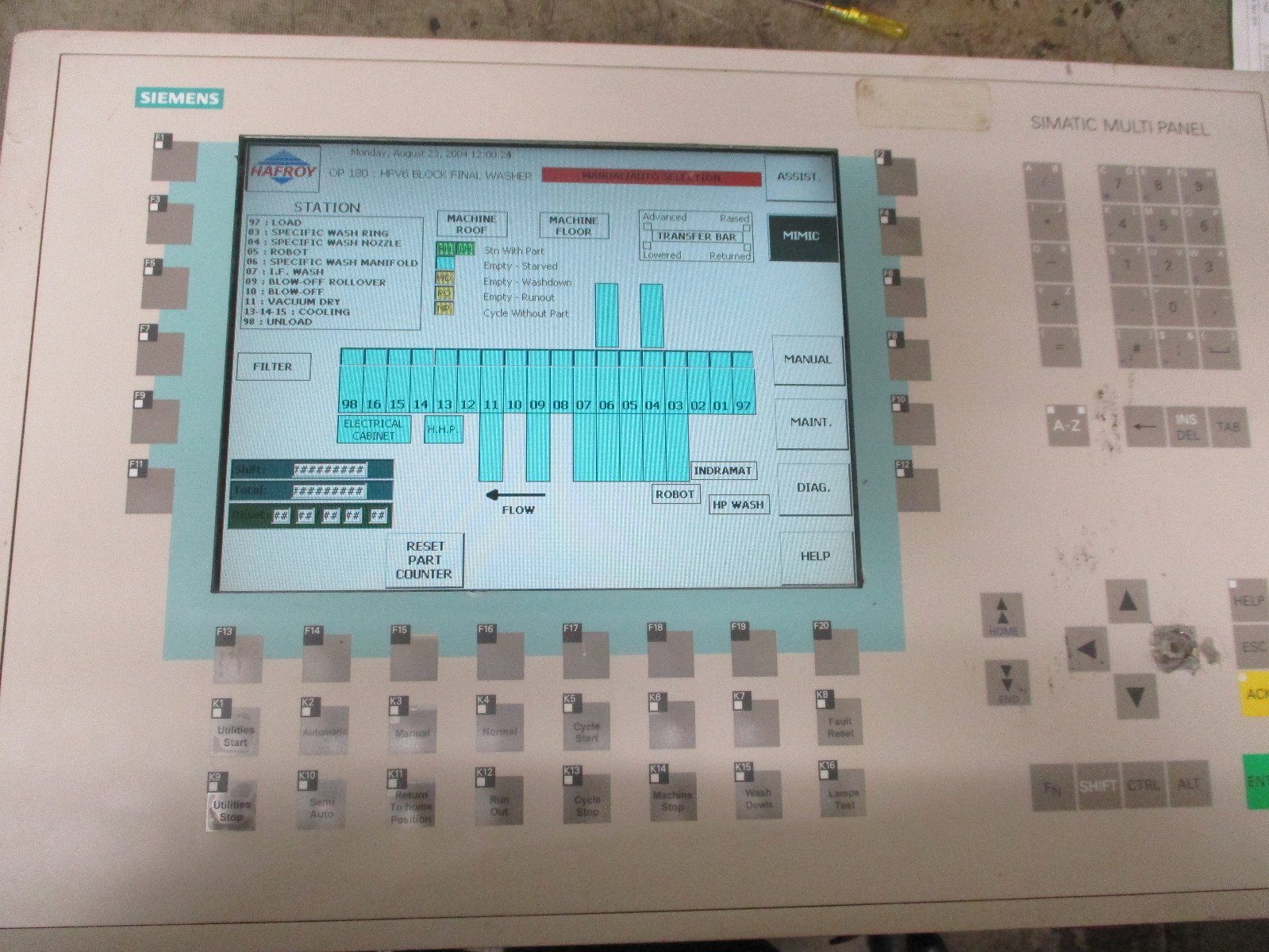 Siemens-6AV6542-0AG10-0AX0-Simatic-270-Multi-Panel-PC-Key-10-TFT-24VDC-Tested-162861903745 Siemens 6AV6542-0AG10-0AX0 Simatic 270 Multi Panel PC Key-10 TFT 24VDC *Tested* - Image 1