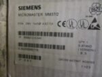 Siemens 6SE9212-1CA40 Micromaster MM37/2 VFD 0.5HP 370W 230V Motor Drive *NEW* - Image 6