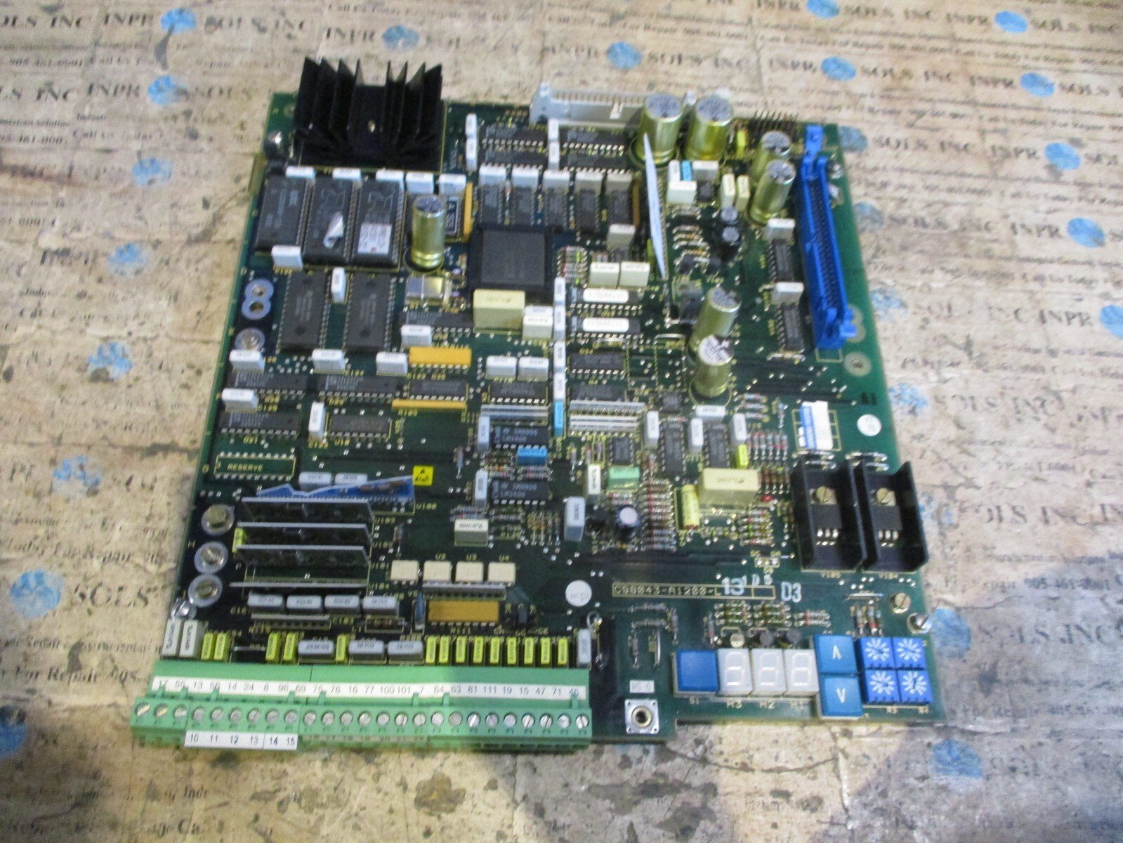 Siemens-C98043-A1200-L-Simo-Drive-Control-Board-Siemens-C98043-A1200-L-Parts-167115118165 Siemens C98043-A1200-L Simo Drive Control Board Siemens C98043-A1200-L *Parts* - Image 1