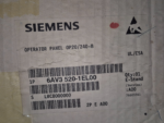Siemens Operator Panel OP20/240-8 6AV3 520-1EL00 6AV3520-1EL00
