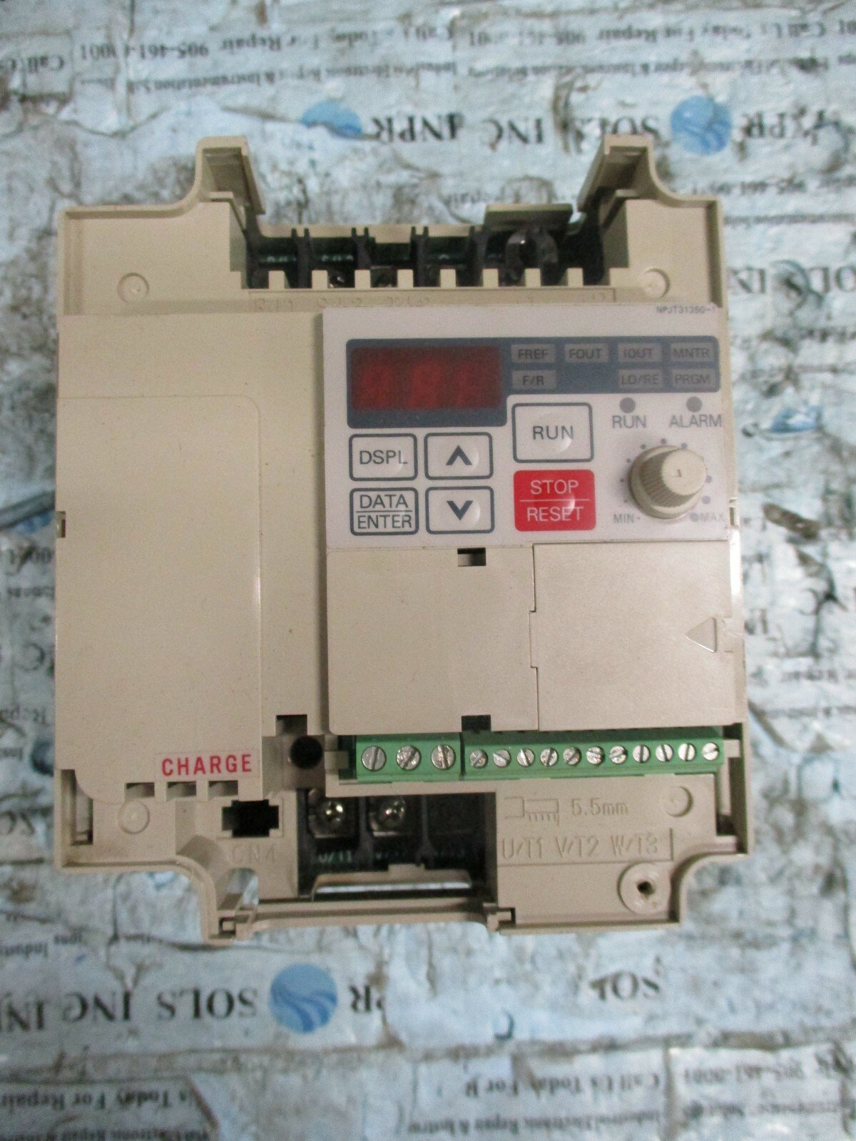 Yaskawa-CIMR-J7AM40P4-GPD-305J7-AC-Drive-380-460VAC-18A-4kW-Tested-No-Cover-164230689665 Yaskawa CIMR-J7AM40P4 GPD 305/J7 AC Drive 380-460VAC 1.8A .4kW *Tested No Cover* - Image 1