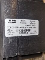 ABB X4500PSF1Transformer 500VA 50/60Hz . Pri. 550v Sec. 120/230V - Image 3