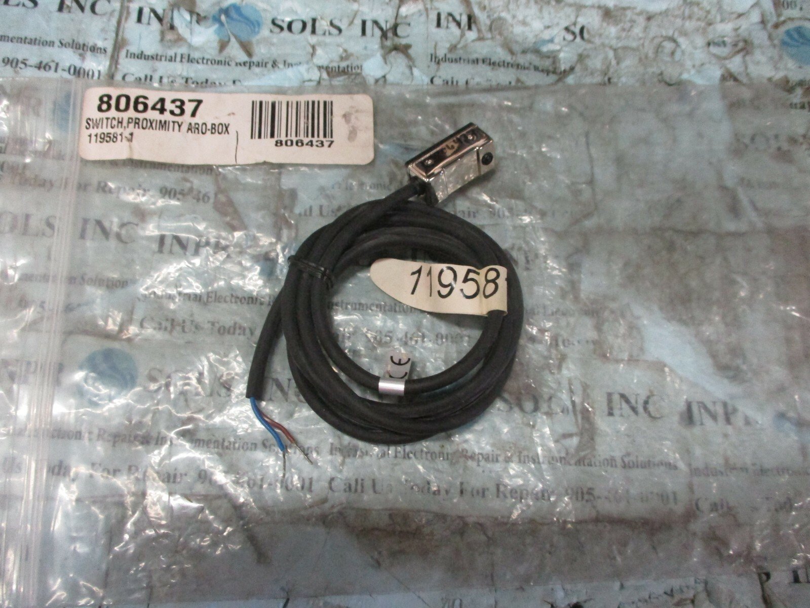 ARO-BOX-11958-1-Proximity-Sensor-Switch-806437-ARO-BOX-806437-NEW-154069968856 ARO-BOX 11958-1 Proximity Sensor Switch 806437 ARO-BOX 806437 *NEW* - Image 1
