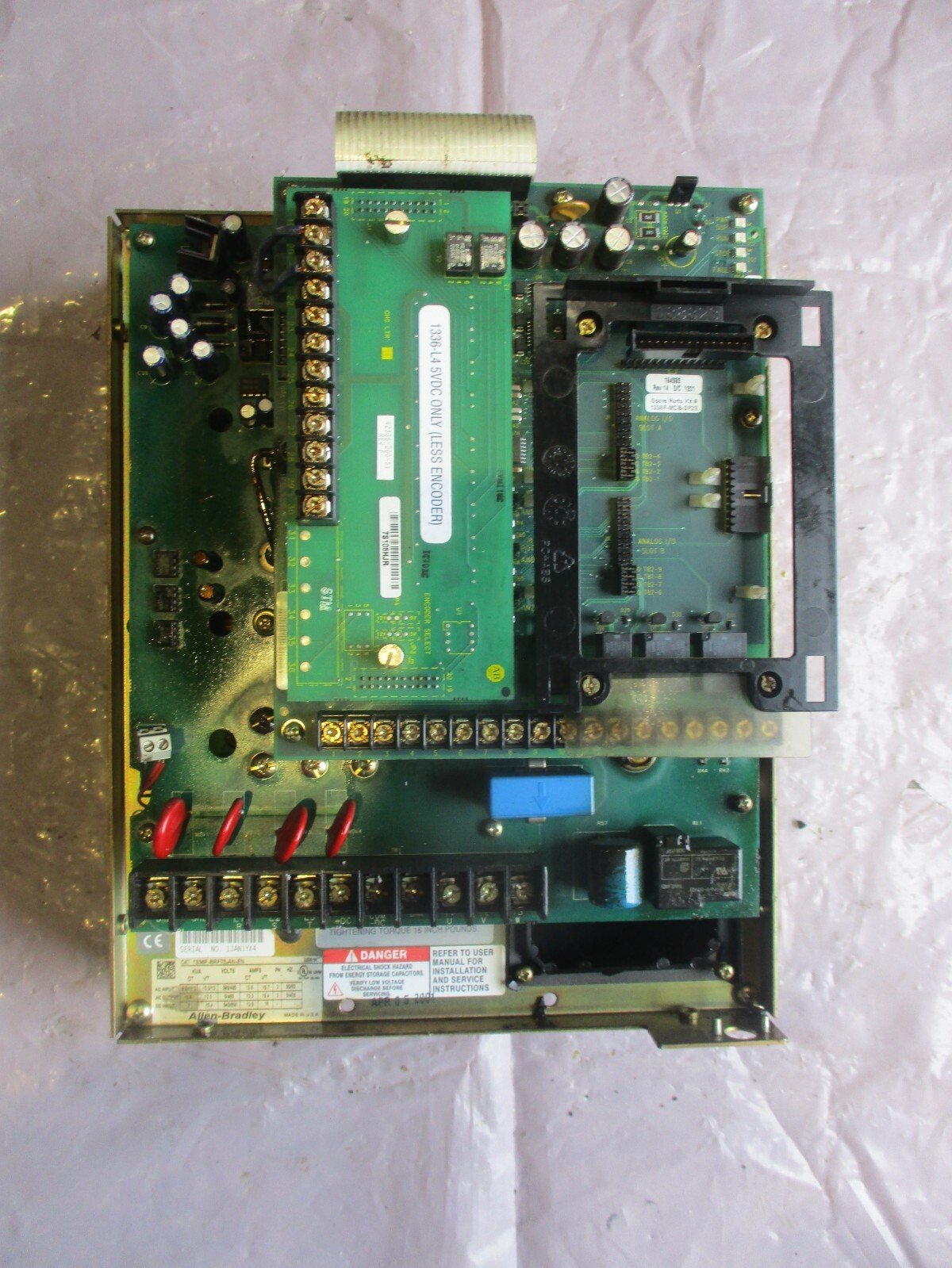 Allen-Bradley-1336F-BRF75-AN-EN-1336-AC-Drive-480VAC-10kVA-133A-Ser-A-Tested-156297133026 Allen Bradley 1336F-BRF75-AN-EN 1336 AC Drive 480VAC 10kVA 13.3A Ser A *Tested* - Image 1