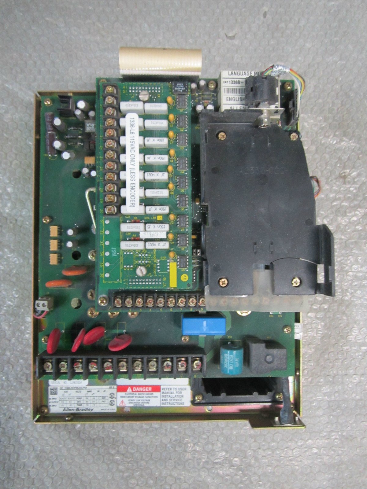 Allen-Bradley-1336S-CWF50-AN-FR4-1336S-AC-Drive-63KVA-75Amp-500600VAC-Serie-B-152423948166 Allen Bradley 1336S-CWF50-AN-FR4 1336S AC Drive 6.3KVA 7.5Amp 500/600VAC Serie B - Image 1
