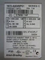 Allen Bradley 16CS-AA04NPS1 Ser C 0.75kW/1HP 240VAC DeviceNet 160-DN2 *Tested* - Image 9