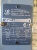 Allen Bradley 802T-AT OILTIGHT Limit Switch Ser 1 Type 13 24-600VAC 60A *Tested* - Image 5