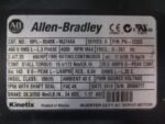 Allen Bradley MPL-B540K-MJ74AA AC Servo Motor 5.4kW 7.25HP 460VAC Ser A *Tested* - Image 10