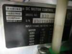 Bodine Model 830 DC motor Controller 115VAC Bodine 830 Dc Motor Drive *Tested* - Image 9