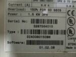 Control Techniques DIN3380150BM DINVERTER 380/480VAC 5.8A/3.8A 1.5kW 3P *Tested* - Image 9
