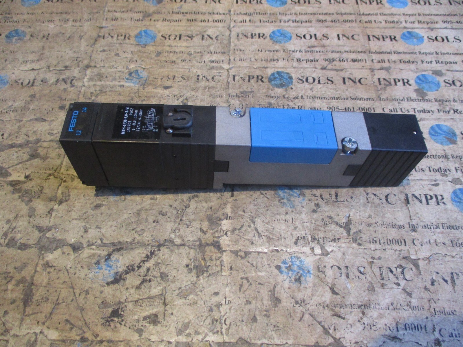 FESTO-MTH-53E-70-S-VI-Pneumatic-Valve-1-09-10bar-1214-4-6bar-Tested-156498780456 FESTO MTH-5/3E-7,0-S-VI Pneumatic Valve 1:-0,9-10bar 12/14: 4-6bar *Tested* - Image 1