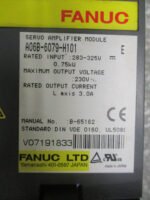 Fanuc A06B-6079-H101 Servo Amplifier module 283-325VDC 0.75kW Ser E - Image 6