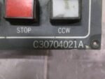 Fanuc C30704021A CNC Operator Control Panel w/ A860-0202-T001 Pulse Gen *Tested* - Image 9
