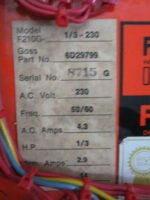 Fincor F210M Incom DC Power Regulator F210G-1/3-230 4.3A 1/3HP *Fully Tested* - Image 7