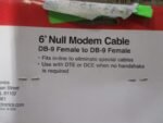 GC Electronics Part# 45-389 Null Modem Cable DB-9 Female to DB-9 Female 6' *NEW* - Image 6