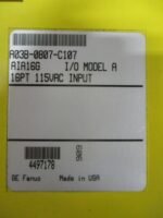GE Fanuc A03B-0807-C107 16PT I/O Model A PLC Unit 115VAC FANUC AIA16G *TESTED* - Image 7