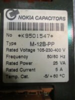 Gentek Nokia Capacitors M-12B-PP Power Factor regulator 105-230-400VAC *Tested* - Image 7