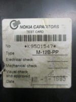 Gentek Nokia Capacitors M-12B-PP Power Factor regulator 105-230-400VAC *Tested* - Image 8