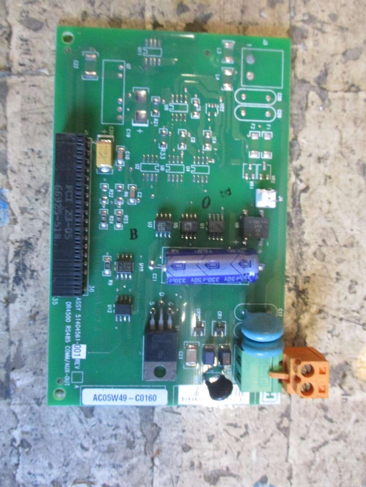 Honeywell-DR4500-RS485-COMMAUX-OUT-AC05W49-C0160-Board-51404561-001-Tested-156501053236 Honeywell DR4500 RS485 COMM/AUX-OUT AC05W49-C0160 Board 51404561-001 *Tested* - Image 1
