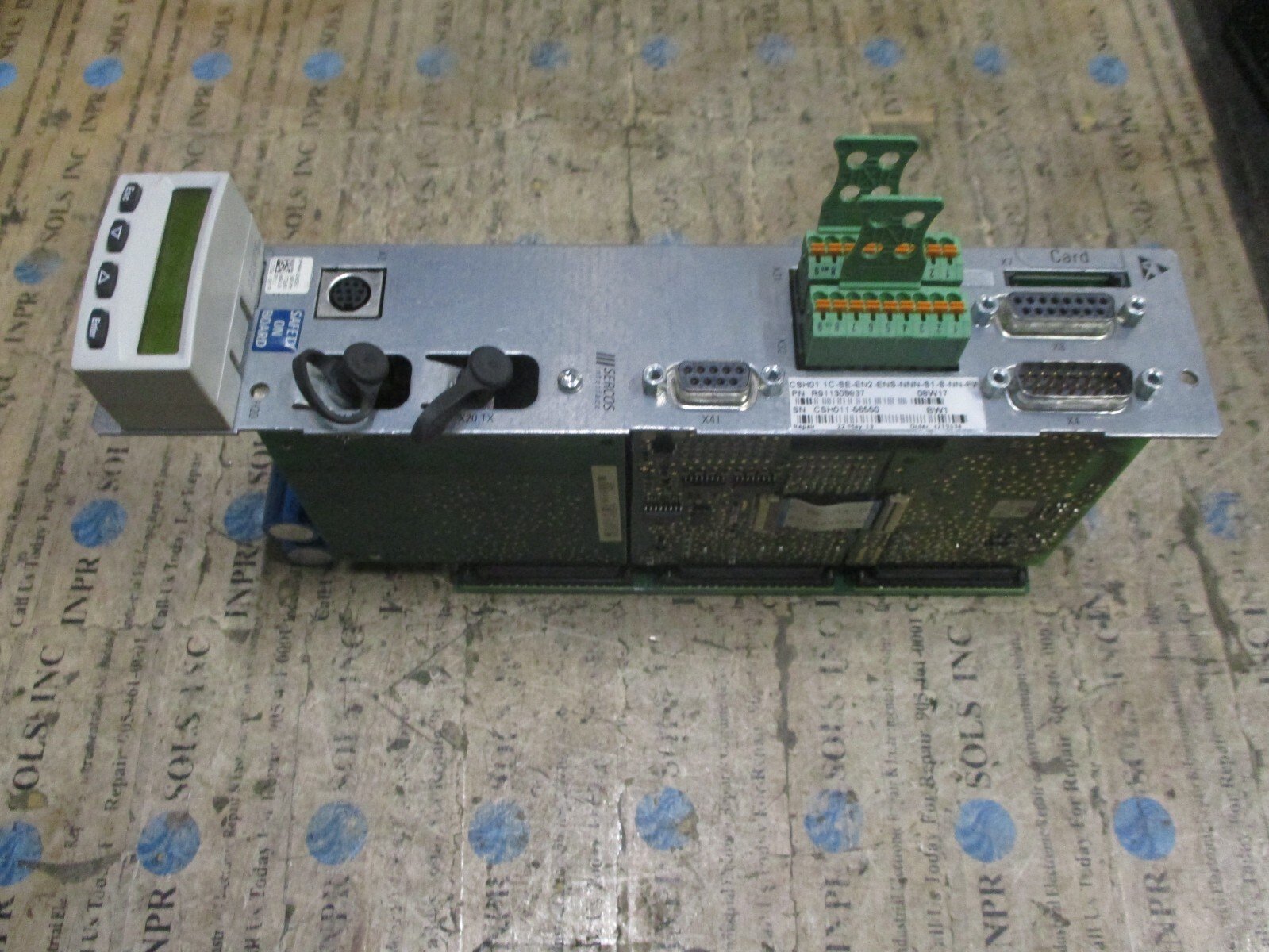 Indramat-CSH011C-SE-EN2-ENS-NNN-S1-S-NN-FW-Servo-Controller-Board-08W17Tested-155881364756 Indramat CSH01.1C-SE-EN2-ENS-NNN-S1-S-NN-FW Servo Controller Board 08W17*Tested* - Image 1