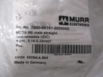 MURR 7000-08351-0000000 MOSA M8 male Straight Field-wireable 0.14-0.34mm  *NEW* - Image 4