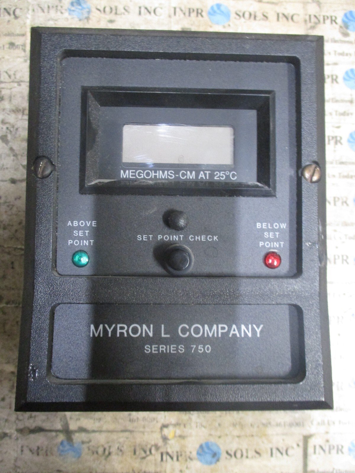 MYRON-L-753-1-Series-750-Conductivity-Monitor-MEGOHMS-CM-AT-25C-L753-1-Tested-166270870546 MYRON L 753-1 Series 750 Conductivity Monitor MEGOHMS-CM AT 25°C L753-1 *Tested* - Image 1