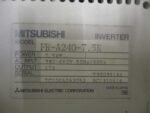 Mitsubishi FR-A240-7.5K Inverter Freqrol-A200 VFD 7.5kW 380-460V 17A 3P *Tested* - Image 6