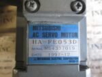 Mitsubishi HA-FE053D AC Servo Motor Mitsubishi AC Servo Motor cw/cable *Tested* - Image 6
